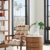 Декоративный стол LEXINGTON Banning Raffia Round Lamp Table