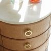 Декоративный стол LEXINGTON Banning Raffia Round Lamp Table