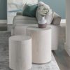 Декоративный стол LEXINGTON TRAVERTINO CASSIO ROUND TABLE