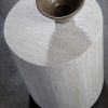 Декоративный стол LEXINGTON TRAVERTINO CASSIO ROUND TABLE