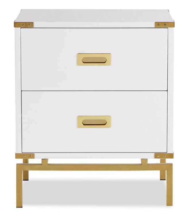 Декоративный стол Liang and Eimil GENOA SIDE TABLE 2D WHITE