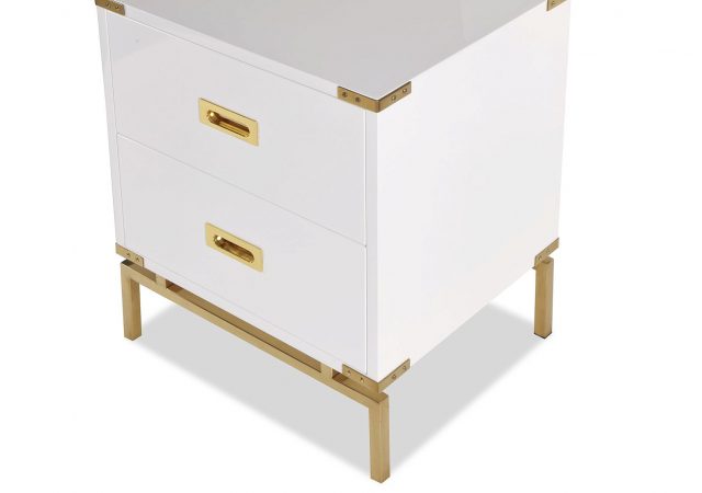 Декоративный стол Liang and Eimil GENOA SIDE TABLE 2D WHITE