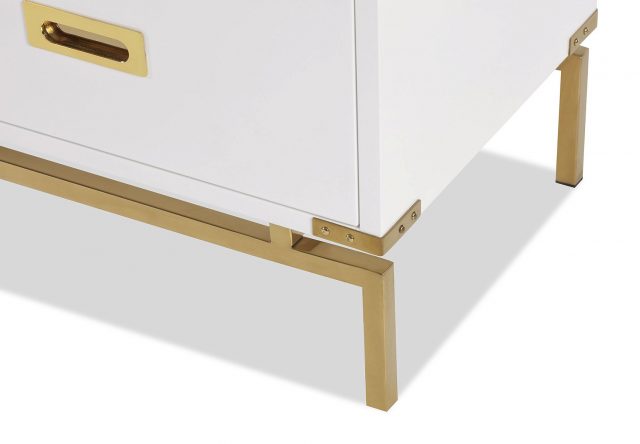 Декоративный стол Liang and Eimil GENOA SIDE TABLE 2D WHITE