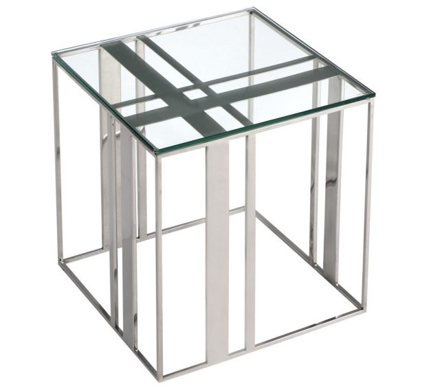 Декоративный стол Liang and Eimil LAFAYETTE SIDE TABLE STAINLESS STEEL