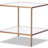 Декоративный стол Liang and Eimil OLIVER SIDE TABLE ANTIQUE GOLD