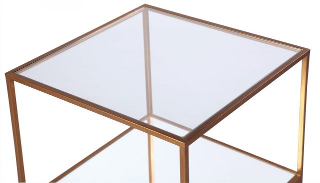Декоративный стол Liang and Eimil OLIVER SIDE TABLE ANTIQUE GOLD