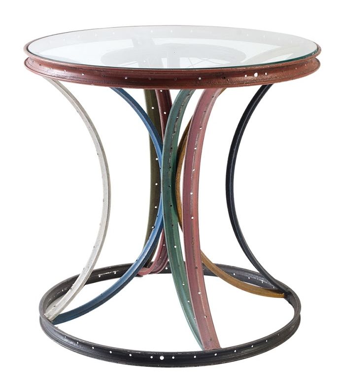 Декоративный стол Phillips Collection Bicycle Rim Side Table