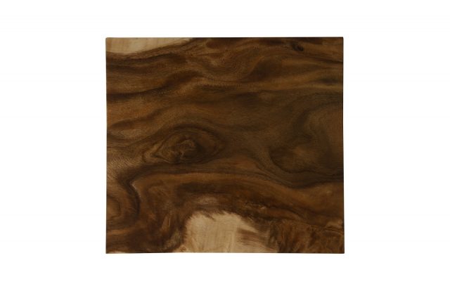 Декоративный стол Phillips Collection Hayden End Table Natural Wood Silver