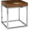 Декоративный стол Phillips Collection Hayden End Table Natural Wood Silver