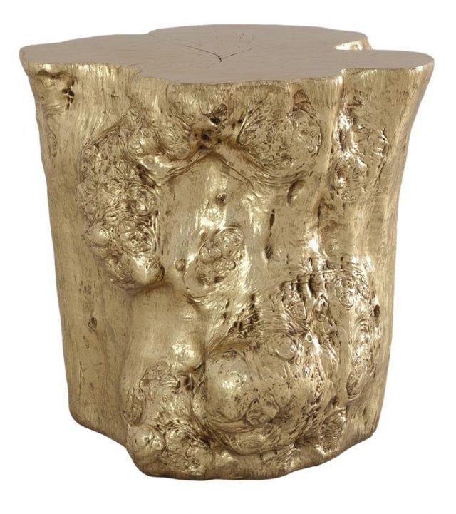 Декоративный стол Phillips Collection Log Side Table Gold