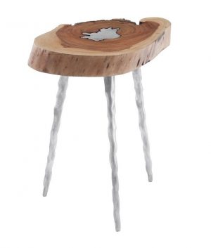 Декоративный стол Phillips Collection Molten Side Table Aluminum