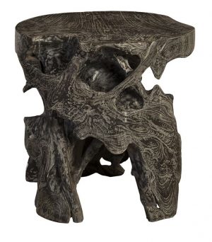 Декоративный стол Phillips Collection Side Round Table Black Wash