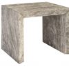Декоративный стол Phillips Collection Waterfall Side Table Grey Stone