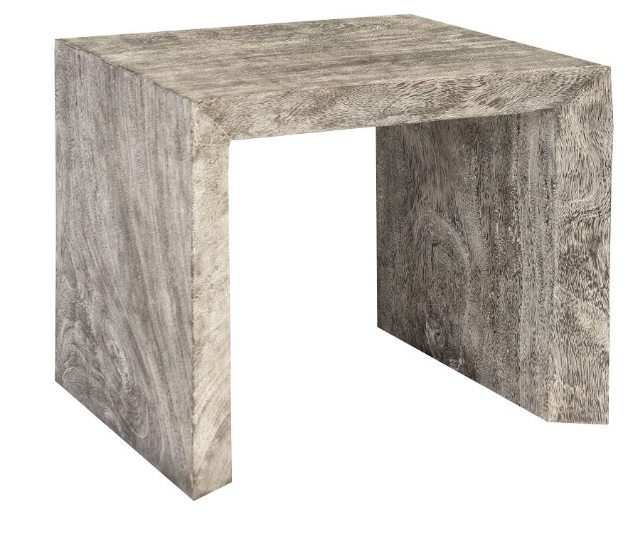 Декоративный стол Phillips Collection Waterfall Side Table Grey Stone