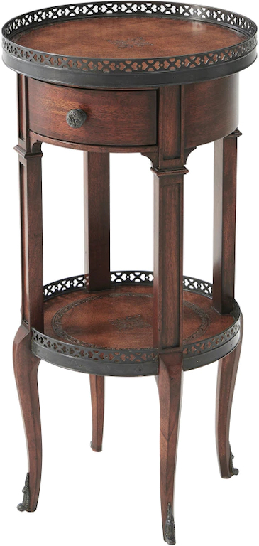 Декоративный стол Theodore Alexander Walnut Circle Accent Table Essential