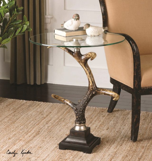 Декоративный стол UTTERMOST STAG HORN ACCENT TABLE