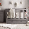 Детская кроватка Restoration Hardware HAVEN STORAGE CRIB WASHED GREY