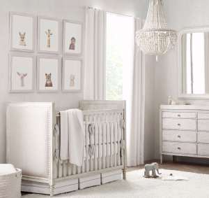 Детская кроватка Restoration Hardware MARCELLE CRIB VINTAGE GREY