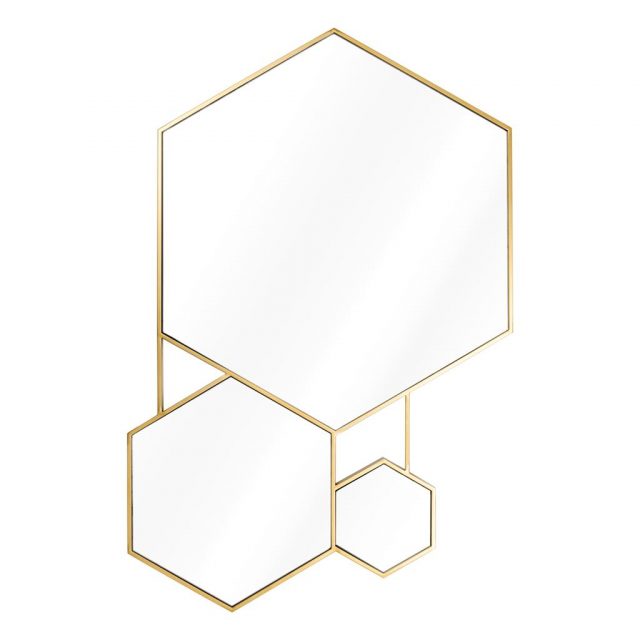 Зеркало EICHHOLTZ Mirror Hexa Gold