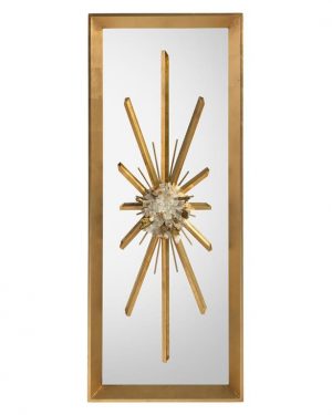 Зеркало John-Richard Golden Crystal Burst I Mirror