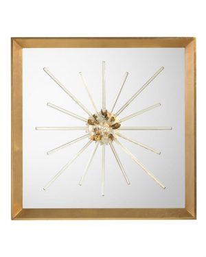 Зеркало John-Richard Golden Crystal Burst II Mirror