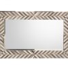 Зеркало John-Richard Hair on Hide Framed Mirror