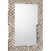 Зеркало John-Richard Hair on Hide Framed Mirror