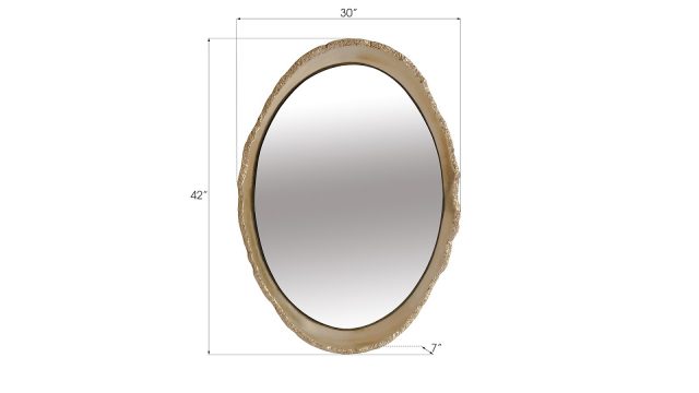 Зеркало Phillips Collection Broken Egg Mirror Gold