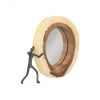 Зеркало Phillips Collection Figure Pushing Cross Cut Mirror