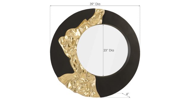 Зеркало Phillips Collection Mercury Mirror Black