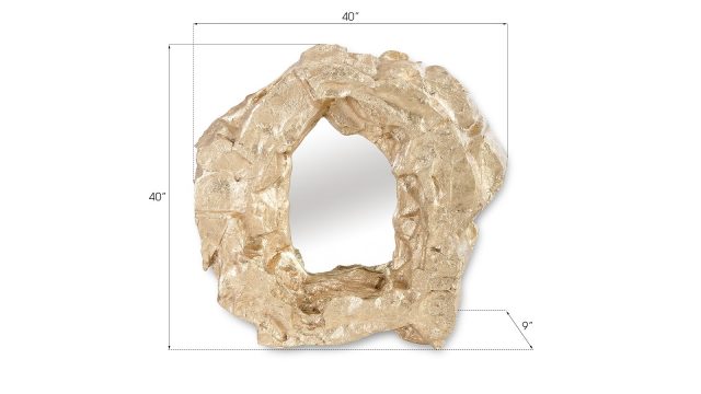Зеркало Phillips Collection Rock Pond Mirror Gold