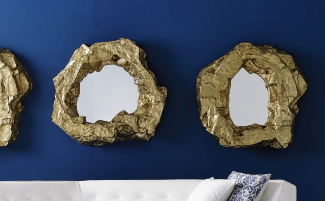 Зеркало Phillips Collection Rock Pond Mirror Gold