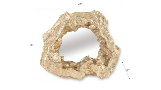 Зеркало Phillips Collection Rock Pond Mirror Gold