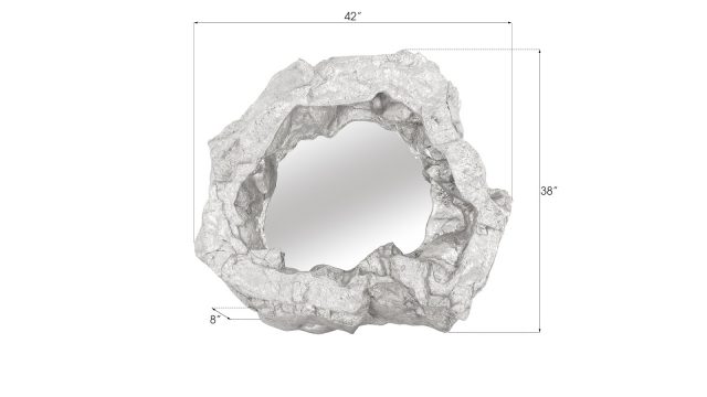 Зеркало Phillips Collection Rock Pond Mirror Silver