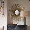 Зеркало UTTERMOST GOLDEN RAYS ROUND MIRROR