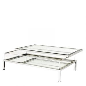 Коктейльный стол EICHHOLTZ Coffee Table Harvey Rectangle Silver