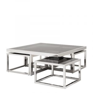 Коктейльный стол EICHHOLTZ Coffee Table Monogram Smoky