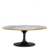 Коктейльный стол EICHHOLTZ Oval Coffee Table Parme Grey