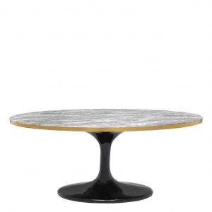 Коктейльный стол EICHHOLTZ Oval Coffee Table Parme Grey