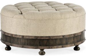 Коктейльный стол HOOKER FURNITURE La Grange Giddings Round Uph Cocktail Table