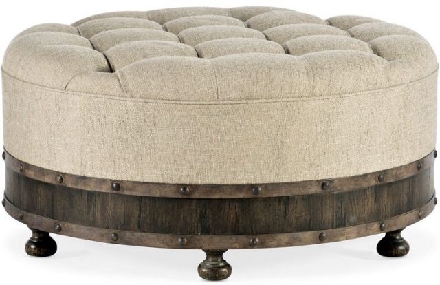 Коктейльный стол HOOKER FURNITURE La Grange Giddings Round Uph Cocktail Table