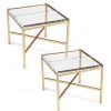 Коктейльный стол John-Richard Double Glass Block Bunching Table