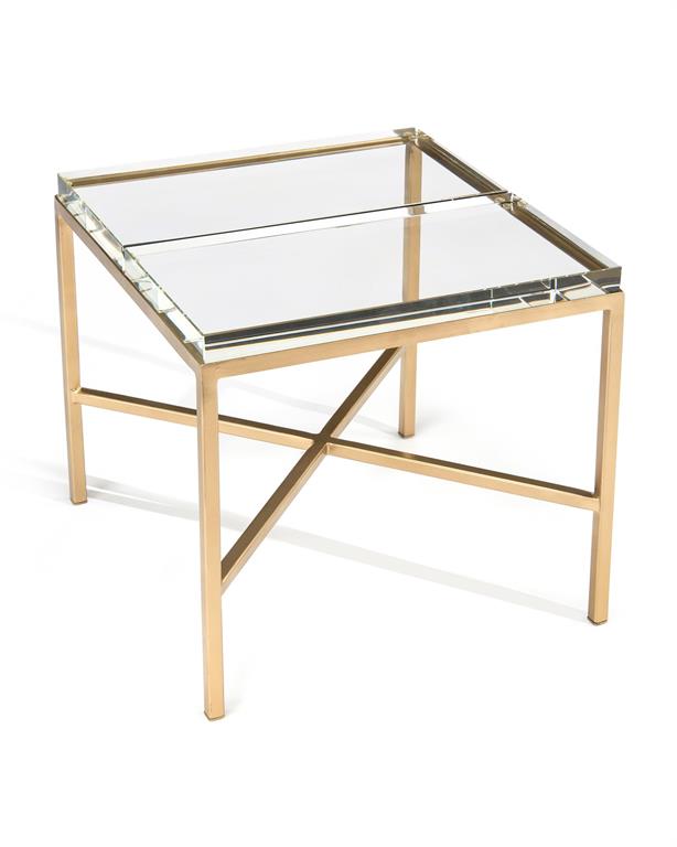 Коктейльный стол John-Richard Double Glass Block Bunching Table