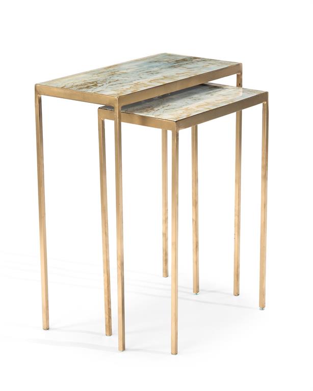 Коктейльный стол John-Richard Lustrous Sky Stacking Tables (2 шт)