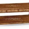 Коктейльный стол Jonathan Charles Burl & Mother of Pearl Inlaid Rectangular Coffee Table