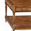 Коктейльный стол Jonathan Charles Burl & Mother of Pearl Inlaid Rectangular Coffee Table