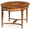 Коктейльный стол Jonathan Charles Burl & Mother of Pearl Oval Coffee Table