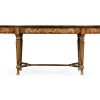 Коктейльный стол Jonathan Charles Burl & Mother of Pearl Oval Coffee Table