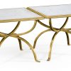 Коктейльный стол Jonathan Charles Eglomise & Gilded Iron Set of Two Coffee Table