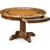 Коктейльный стол Jonathan Charles Mahogany Round Poker Table